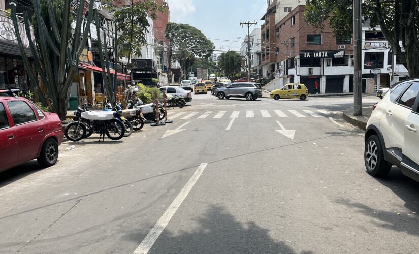 El sentido que actualmente tiene la calle 3 oeste como se ve en la imagen cambiará a sur a norte / Foto: Secretaría de Movilidad