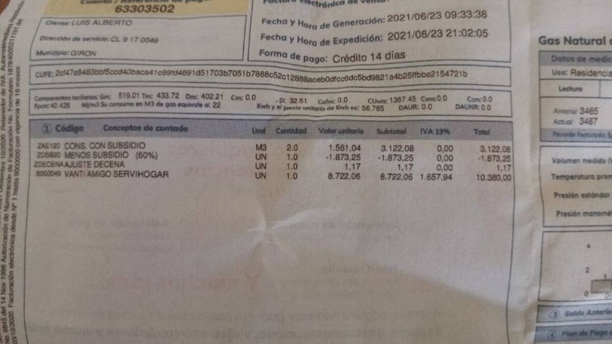 Denuncian cobro arbitrario de seguro en recibo de gas