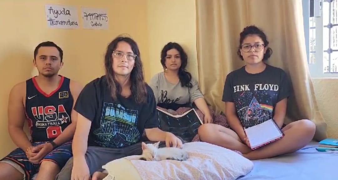 En México jóvenes colombianos afectados por huracán en Acapulco solicitan apoyo al presidente Gustavo Petro / Cortesía.