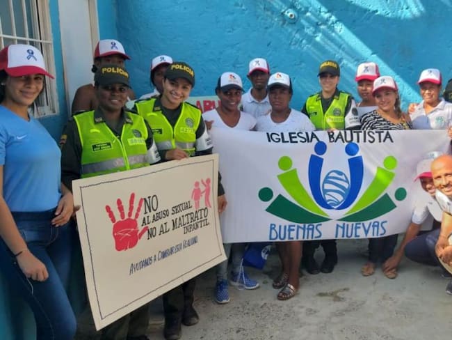 En Cartagena la Policía lideró campaña para prevenir abuso sexual de niños