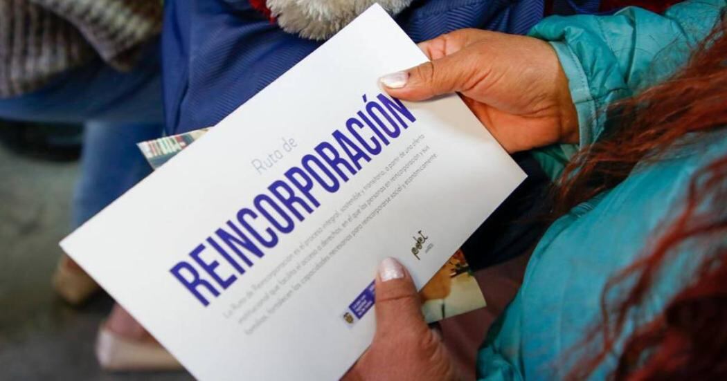 Ruta de reincorporación / Foto: Alcaldía de Bogotá