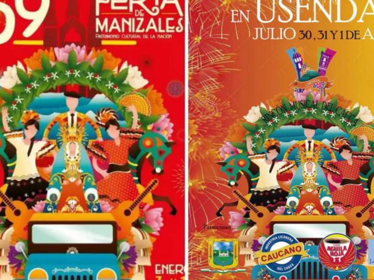 Investigan si plagiaron el afiche de la Feria de Manizales