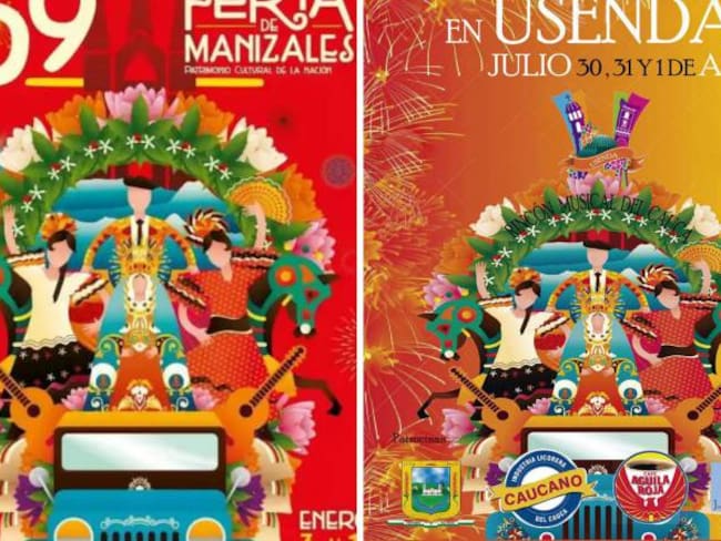 Investigan si plagiaron el afiche de la Feria de Manizales