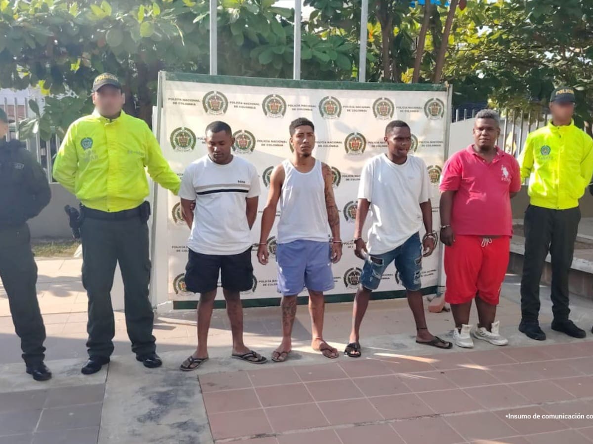 A la cárcel presuntos integrantes de ‘Los Pirulos’, banda dedicada al hurto en Cartagena