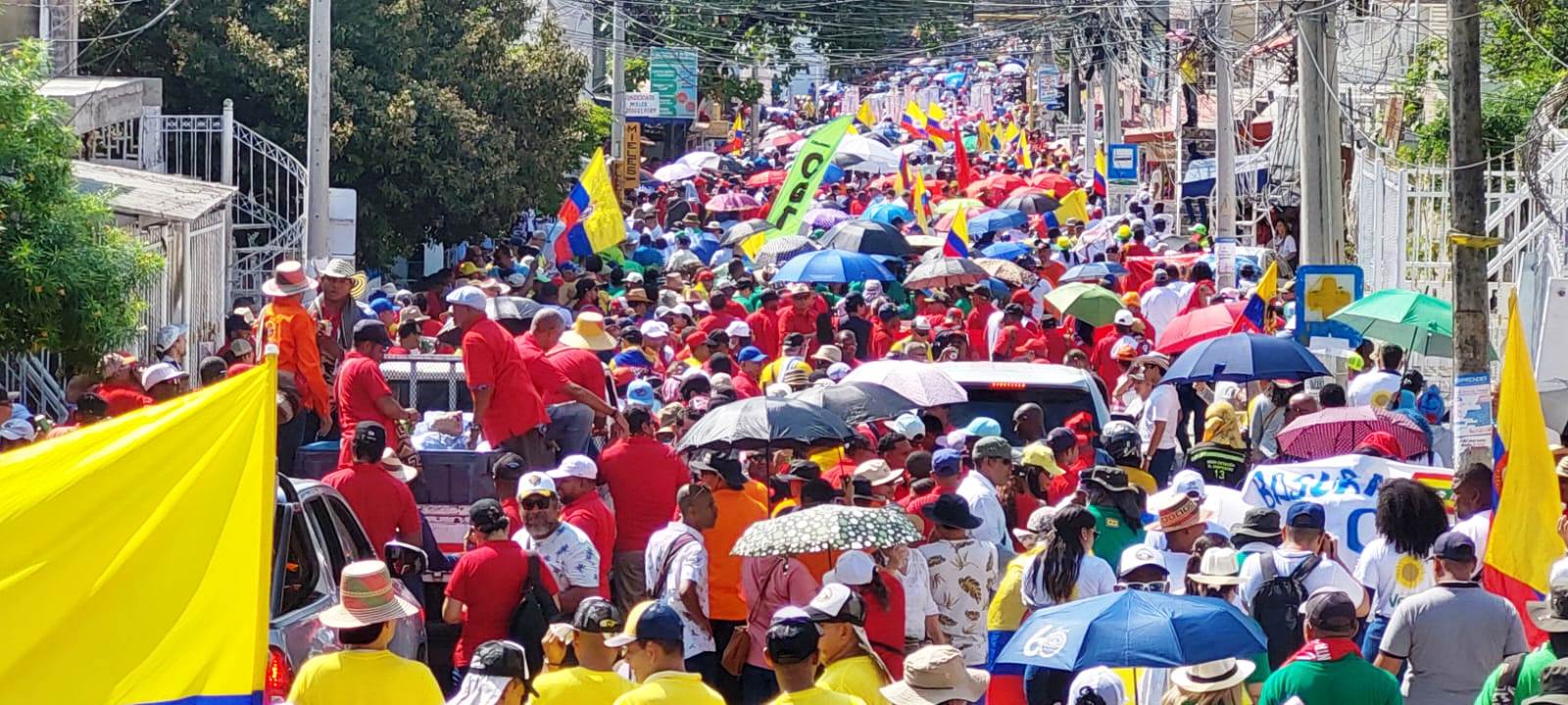 Nutrida marcha del día del Trabajo en Cartagena