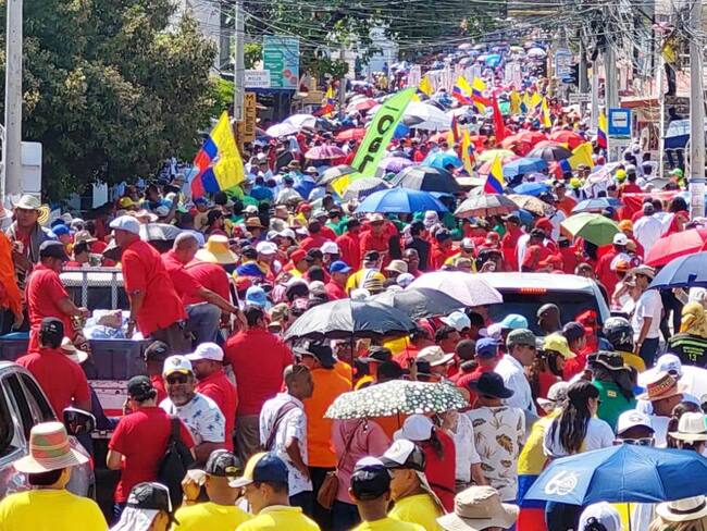 Nutrida marcha del día del Trabajo en Cartagena