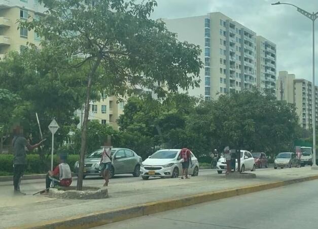 Niños indígenas en Barranquilla / Kiara Severiche