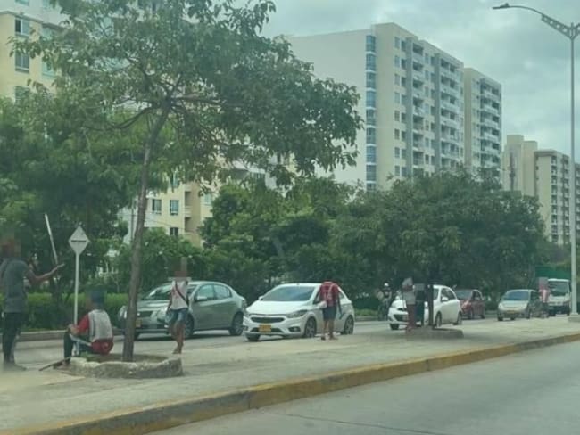Niños indígenas en Barranquilla / Kiara Severiche