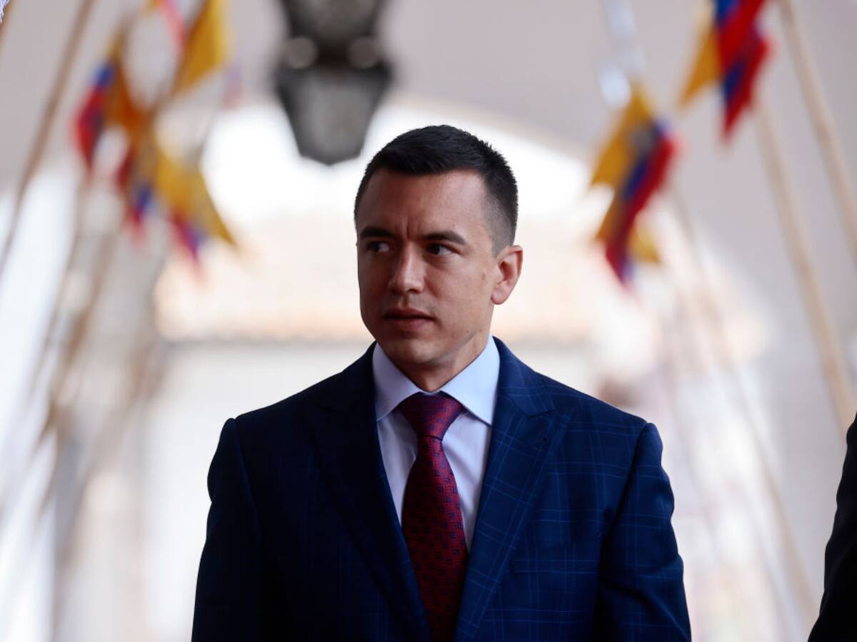Fuga de ‘Fito’ y relación con Colombia: Daniel Noboa, presidente de Ecuador, habló en La W