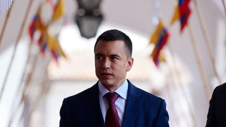 Daniel Noboa, presidente de Ecuador, habla en La W