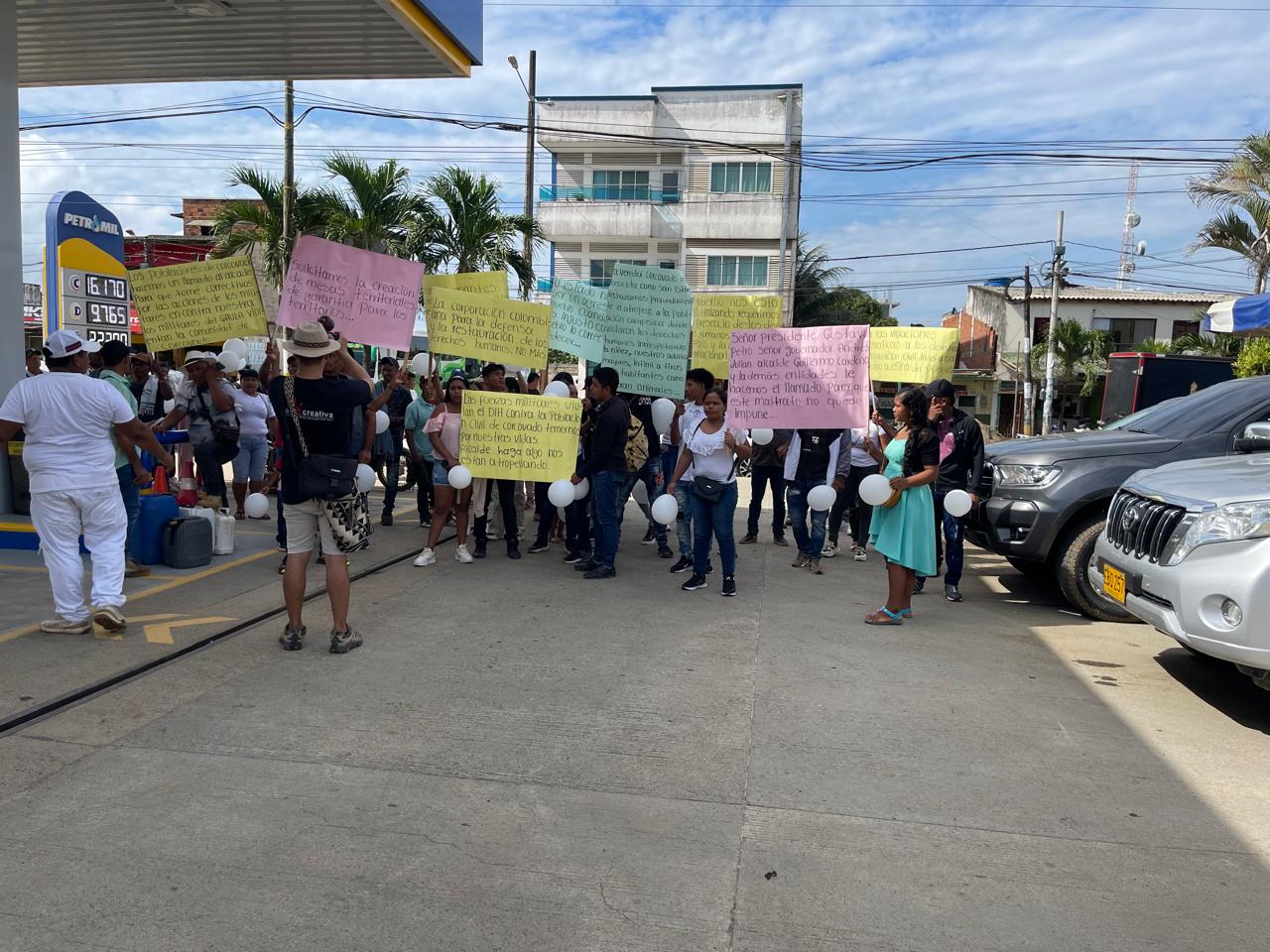 Habitantes de vereda Corcovado de Necoclí- Foto cortesía