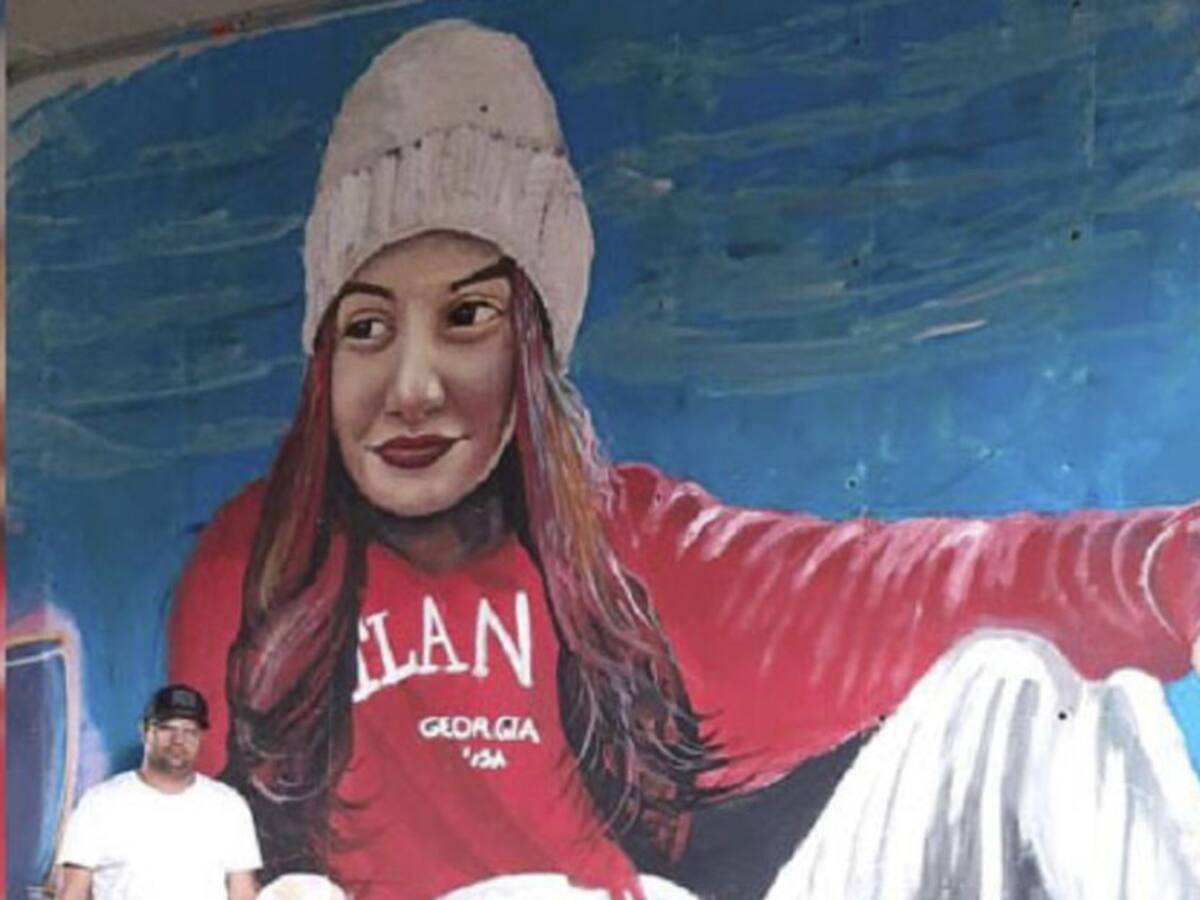 El mural que rinde homenaje a Nickol Valentina