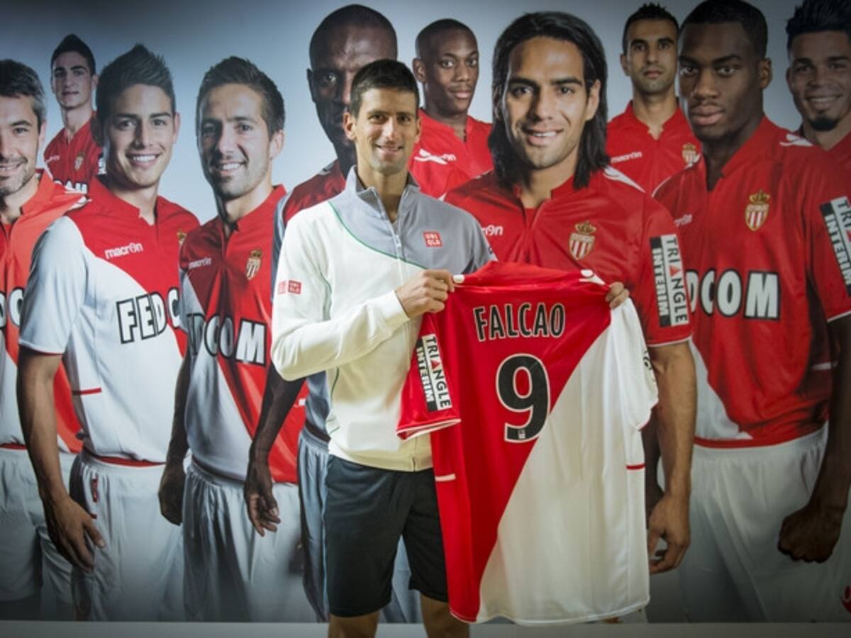 Djokovic recibió la '9' de Falcao