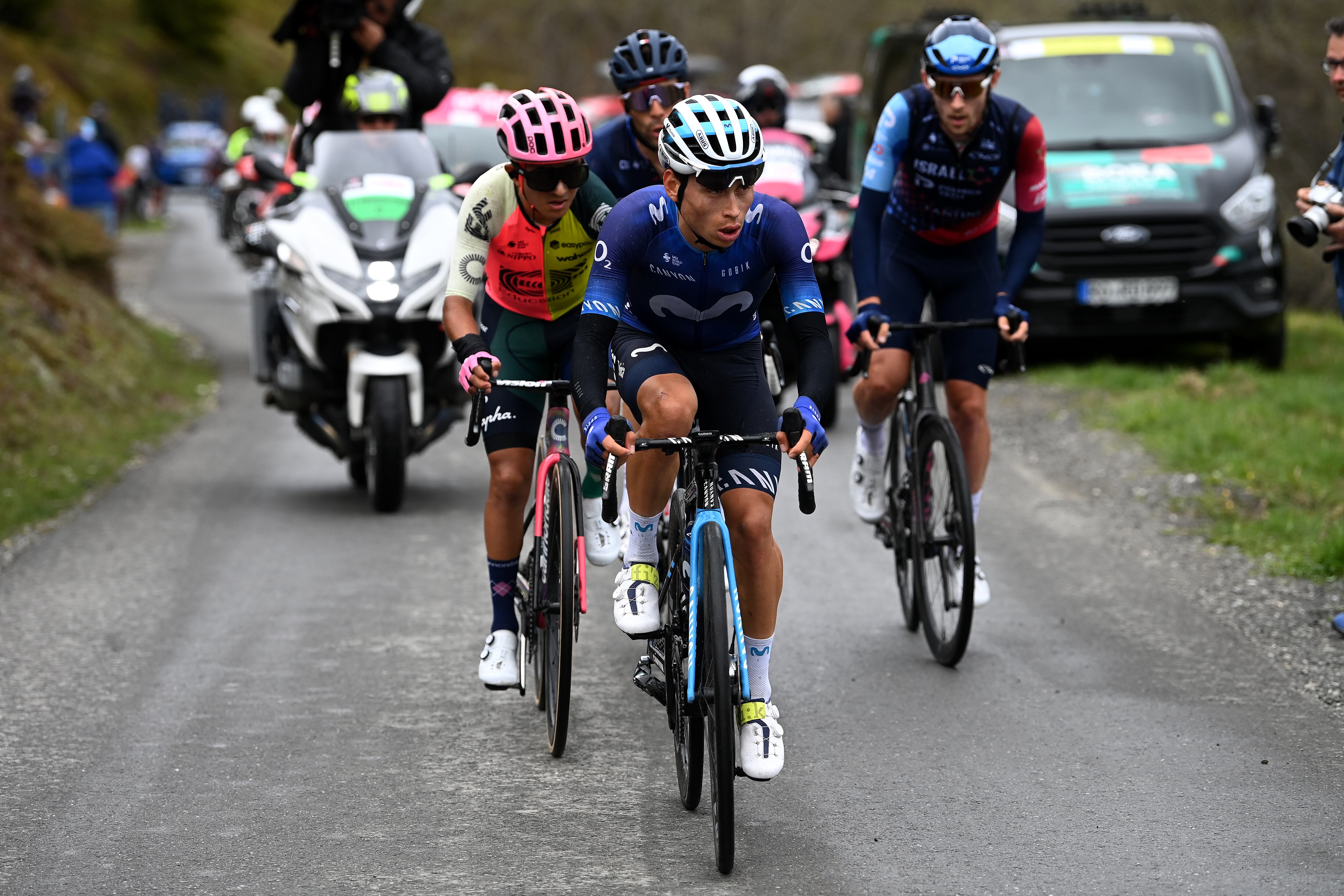 Einer Rubio, pedalista colombiano del Movistar Team. (Photo by Tim de Waele/Getty Images)