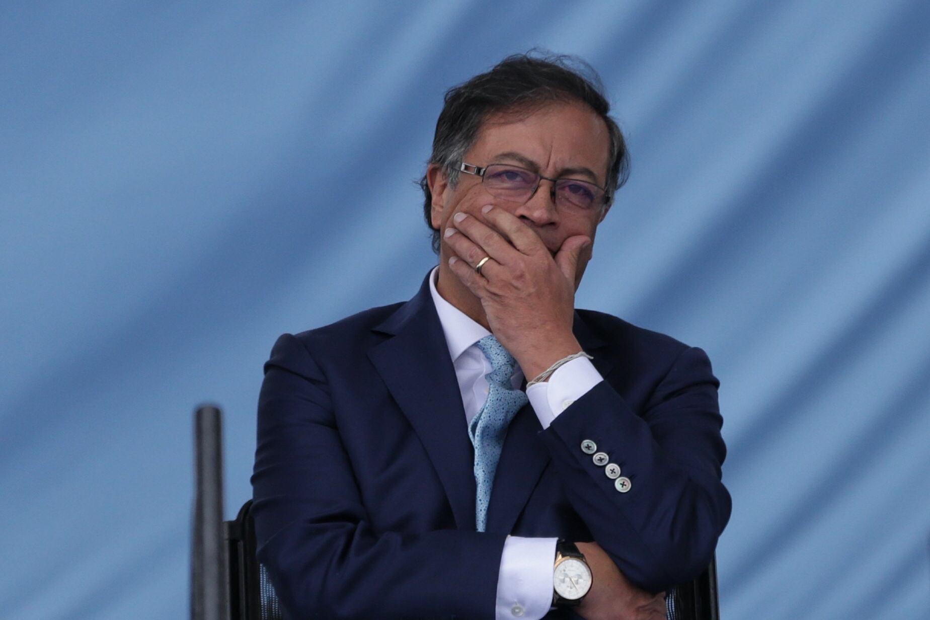 Presidente Gustavo Petro dejó plantados a los asistentes del diálogo regional vinculante en Bogotá (Colprensa: Camila Díaz)