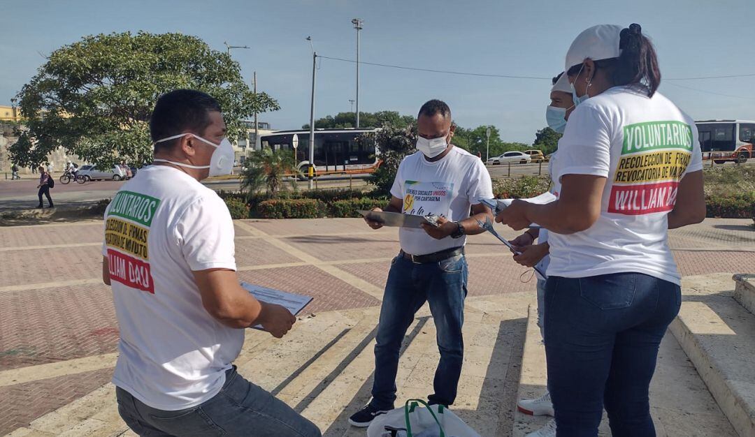 El Dadis entregó orientaciones en materia de bioseguridad, al movimiento Líderes Sociales Unidos por Cartagena