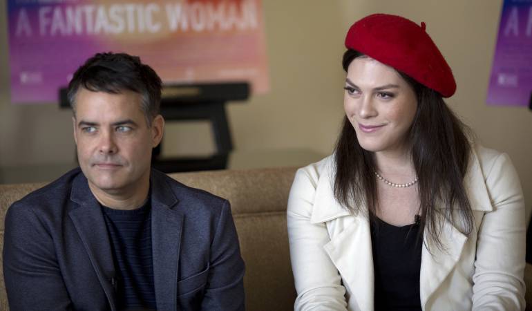 “Una mujer fantástica” Director Sebastián Lelio y la actriz Daniela Vega