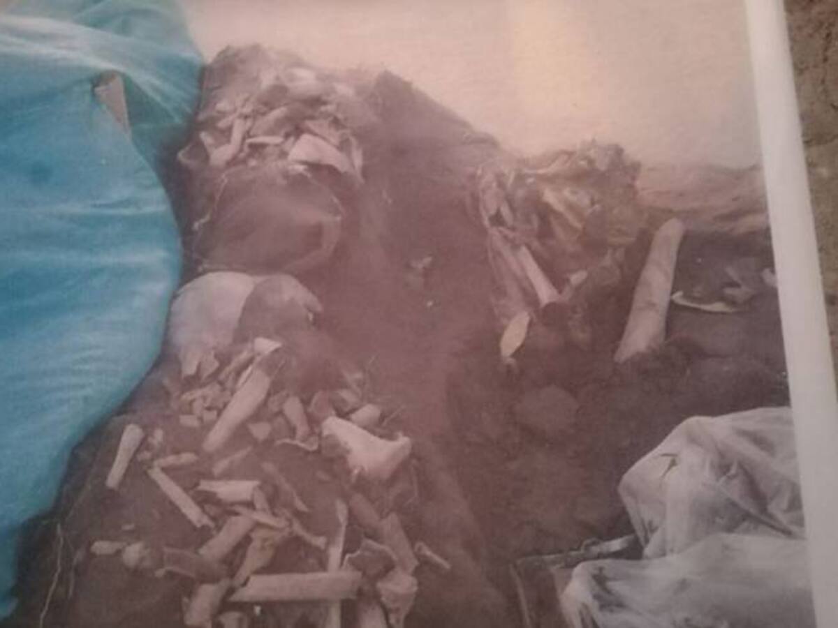 Fiscalía inspecciona restos óseos hallados en Barranquilla