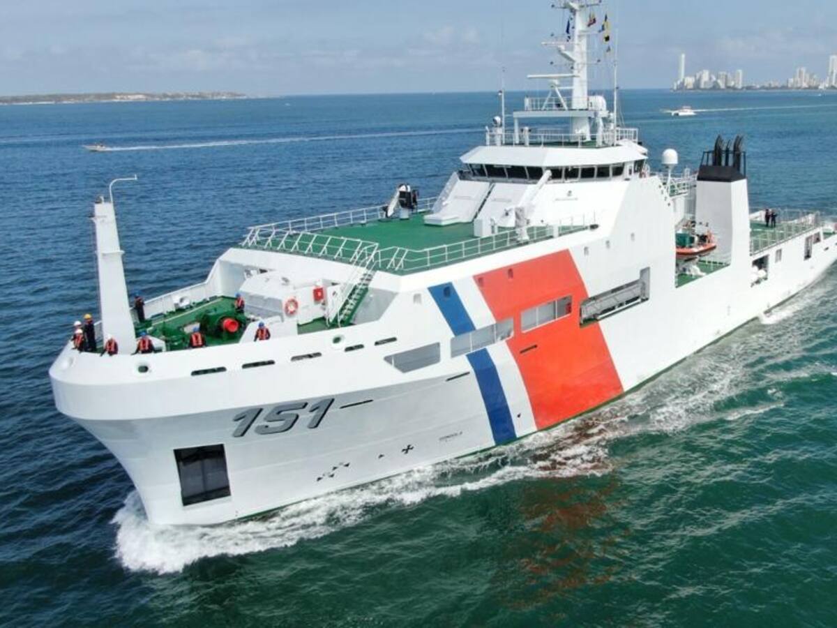 Zarpo a la Antártica desde Buenaventura el primer buque científico hecho en Colombia