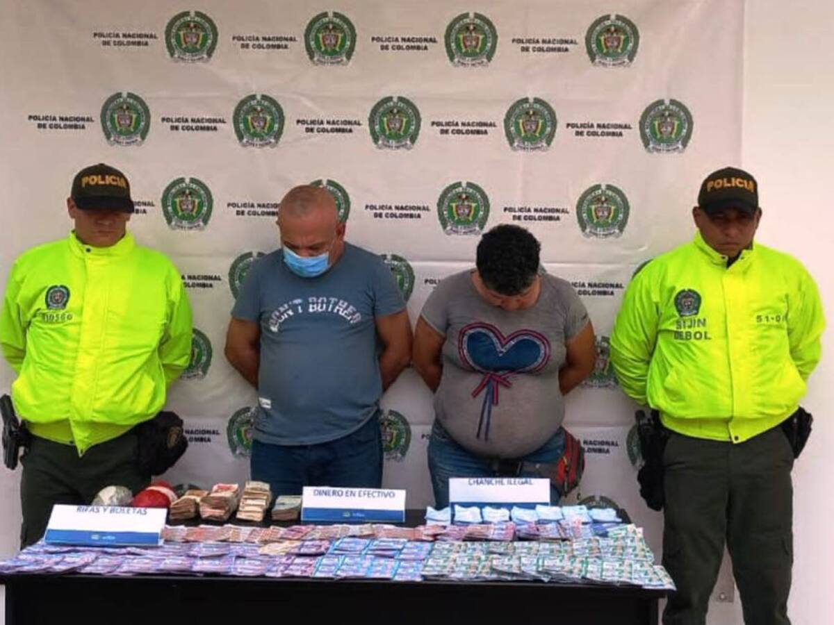 Capturaron en Magangué a dos personas por venta ilegal de chance y rifas