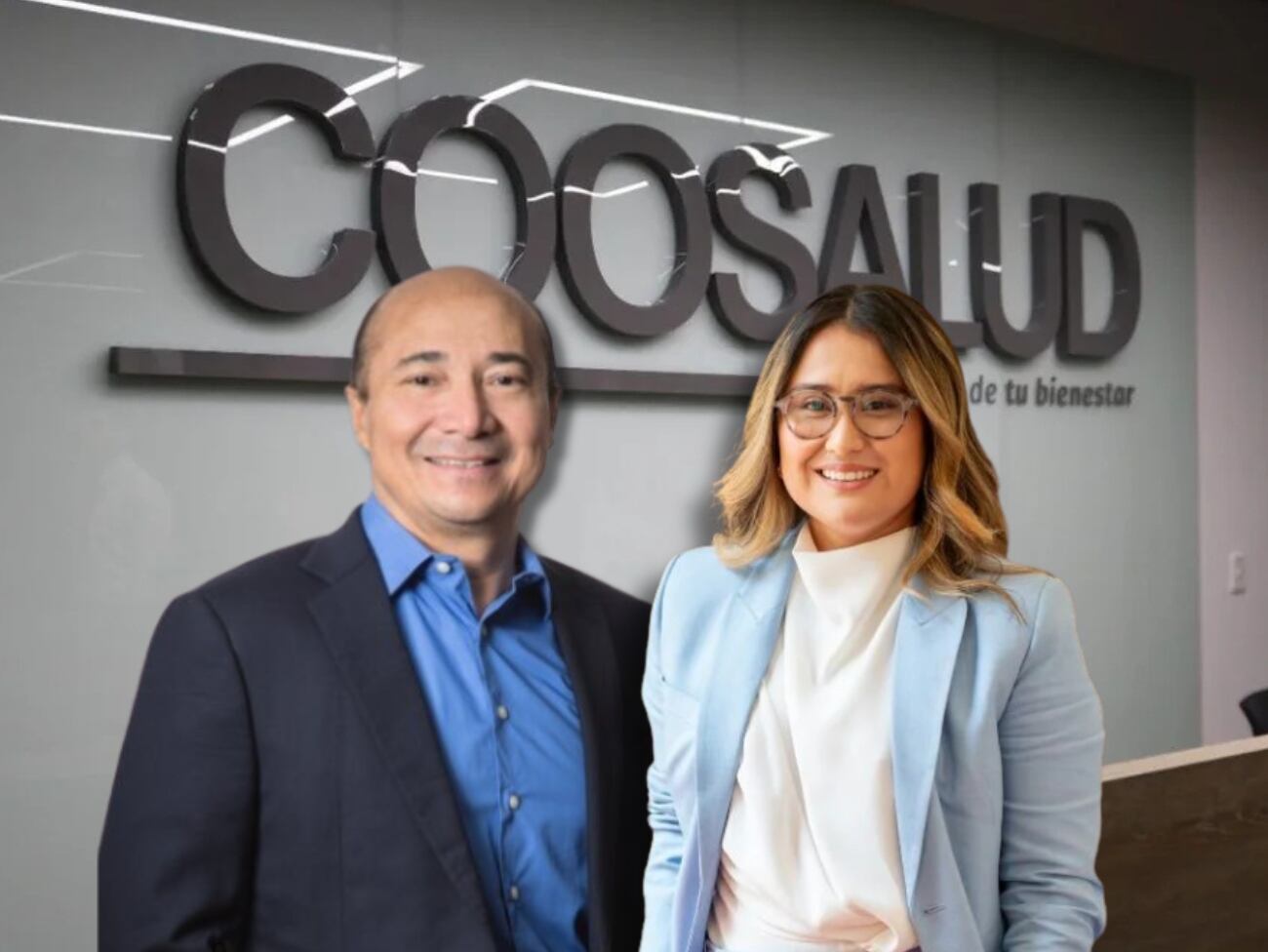 Coosalud, Jaime González y María José Navarro. Fotos: Cortesía