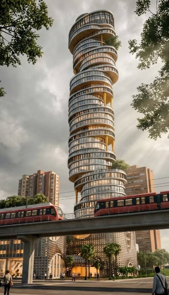 Bogotá tendrá un rascacielos futurista: ¿será la ‘Torre de Pisa’ colombiana?