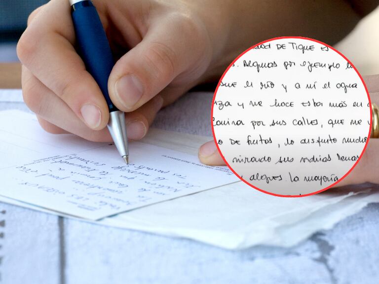 Persona escribiendo mayúsculas y minúsculas // Imágenes de referencia // Getty Images y Grafo