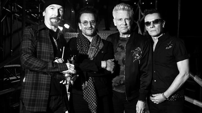 El álbum dela agrupación IrlandesaU2 fuegrabado en Dublin,New York y Los Ángeles y ya está disponible en todas las plataformas. Foto: Getty Images