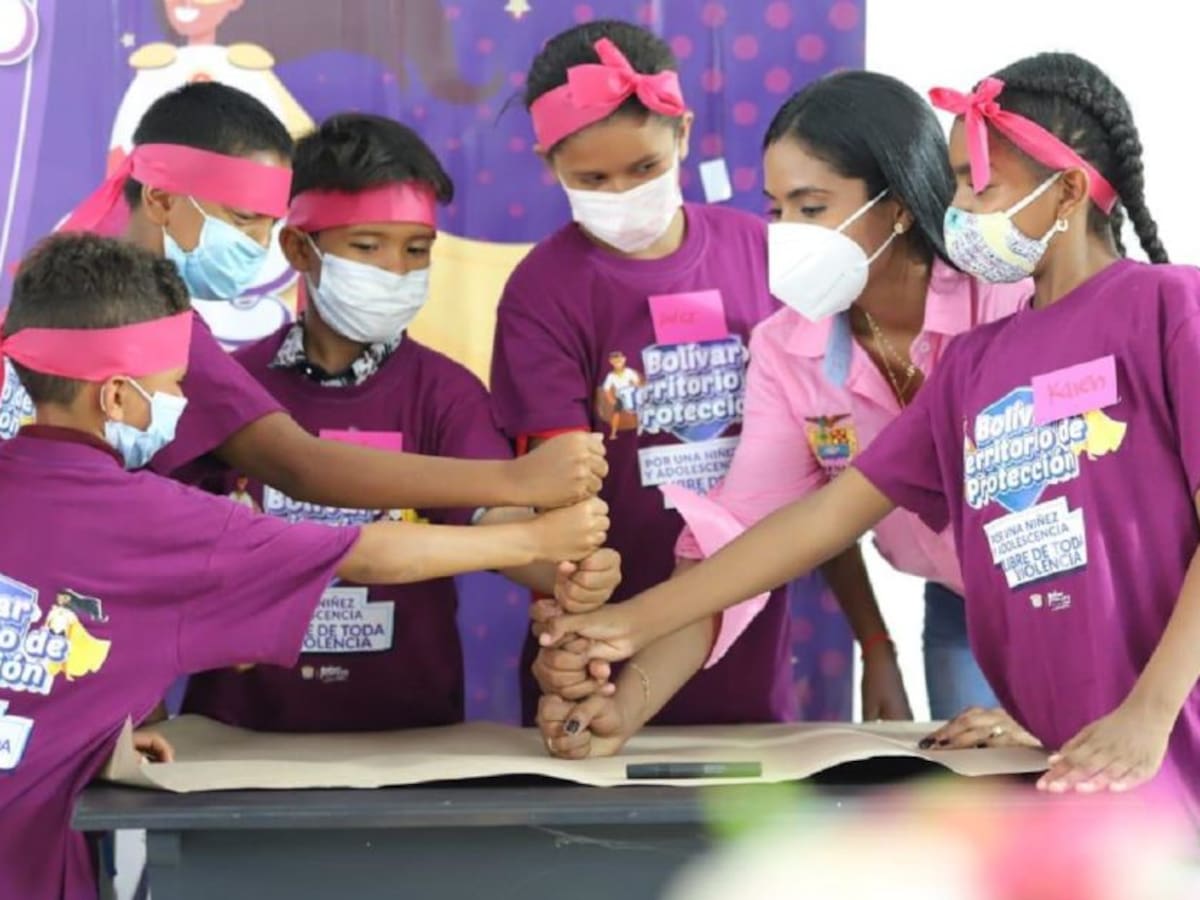 Plan que busca eliminar violencia contra la niñez llegó a Barranco de Loba