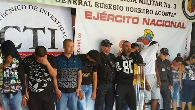 Nueve integrantes de la banda criminal fueron capturados. Foto: Erika Rebolledo - W Radio.