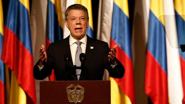 Santos agradece al Congreso por ‘votación histórica’ que aprobó Ley de Amnistía. Foto: Colprensa