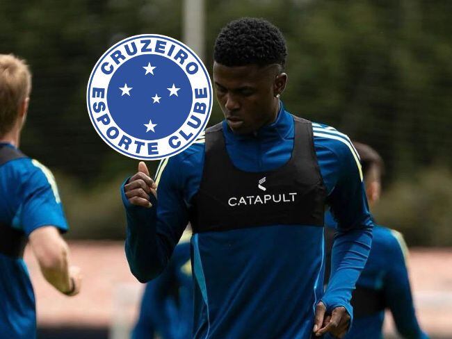 Néiser Villarreal, delantero colombiano con un precontrato con Cruzeiro / Millonarios FC.