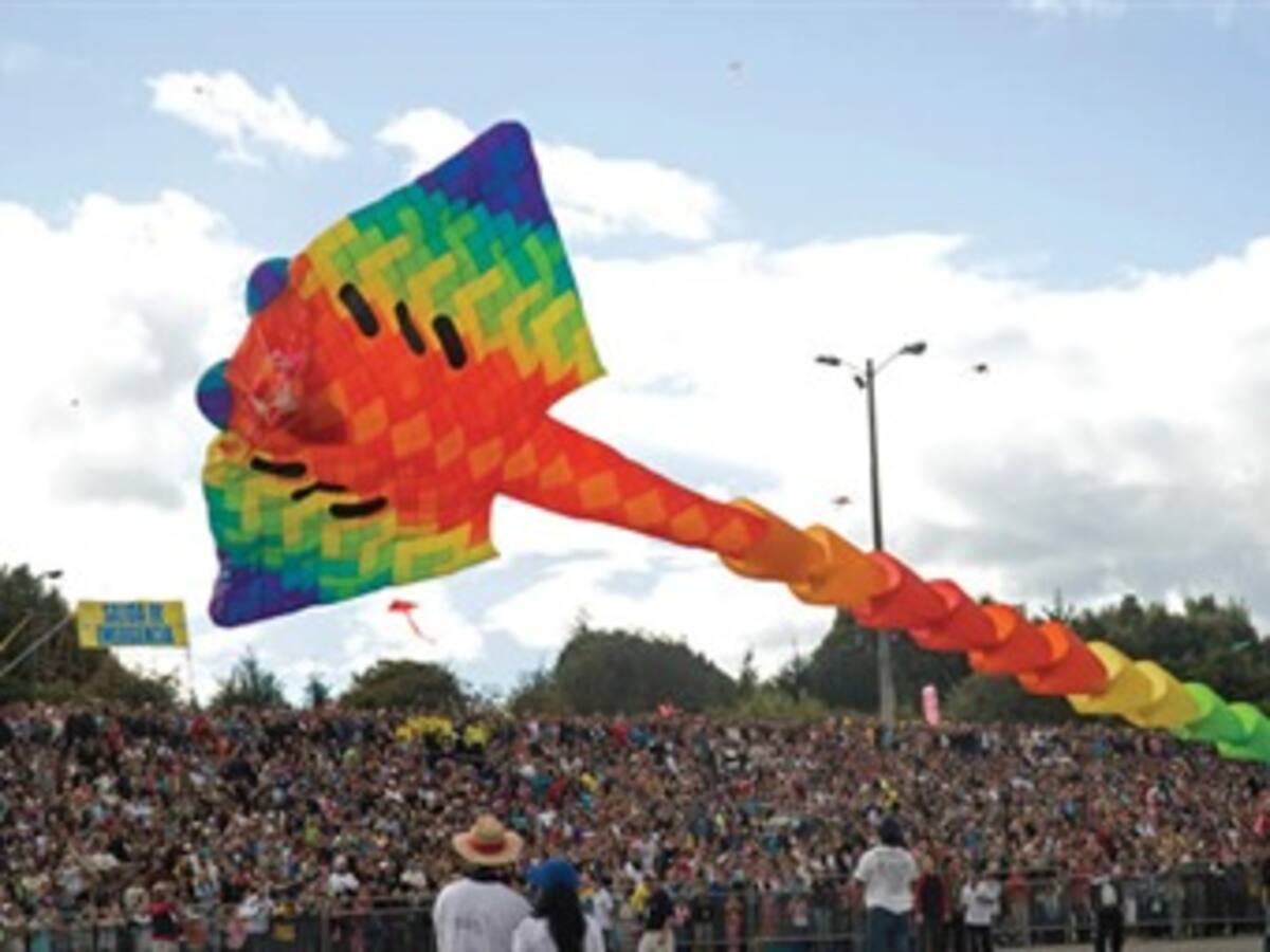 Comenzó el Festival de Cometas en el parque El Tunal