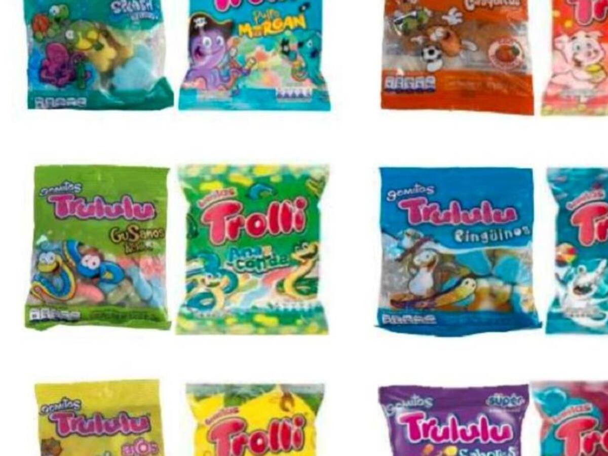 Por segunda vez ordenan retirar del mercado la gomas Trolli por competencia desleal