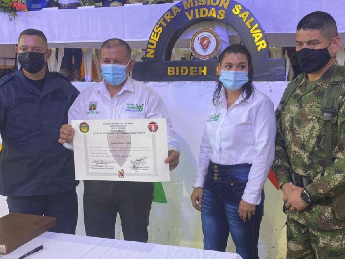El Huila tiene 15 municipios libre de minas antipersonal