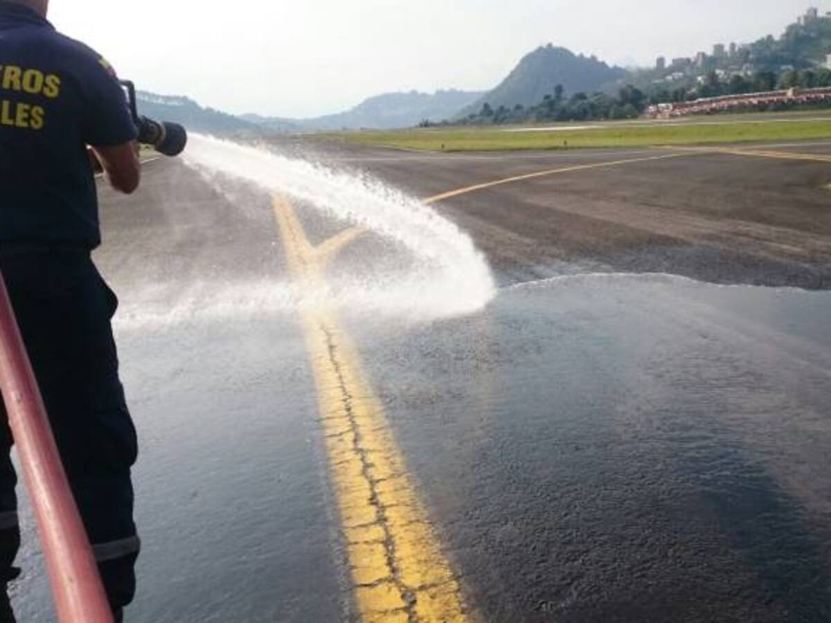 Reanudan operaciones en el aeropuerto La Nubia