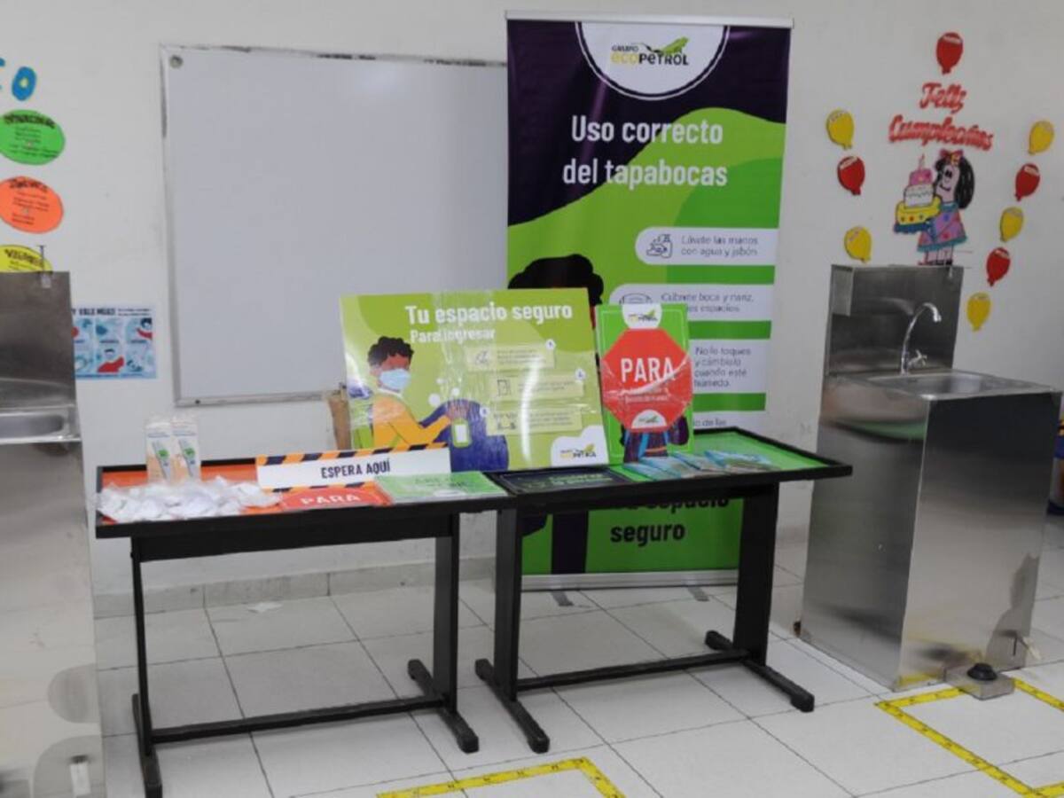 Ecopetrol entregó elementos de bioseguridad a 22 colegios de Cartagena