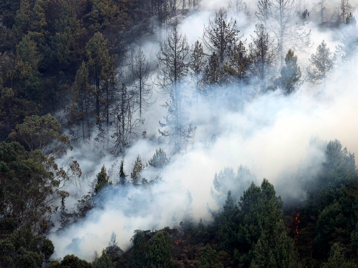 Incendios Bogotá: Galán solicitó al Gobierno refuerzo de apoyo aéreo