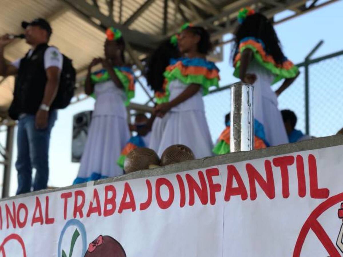 Niños de Cartagena, actores activos en jornada contra el trabajo infantil