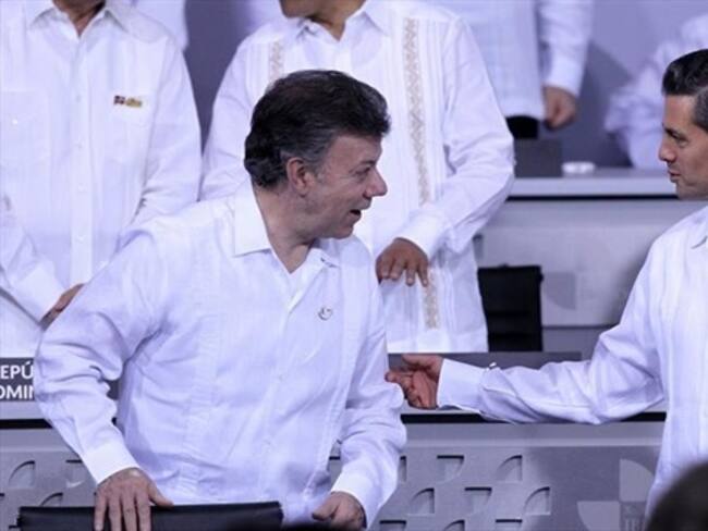 Presidentes Santos y Peña Nieto se reunirán en México