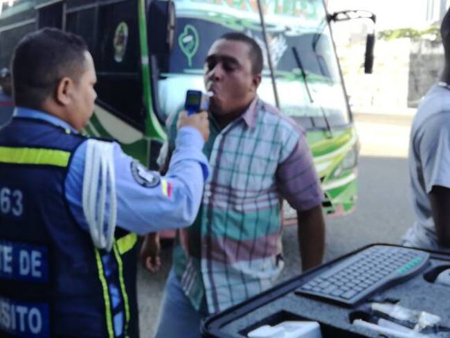 Aumentan operativos de alcoholemia a conductores de busetas en Cartagena