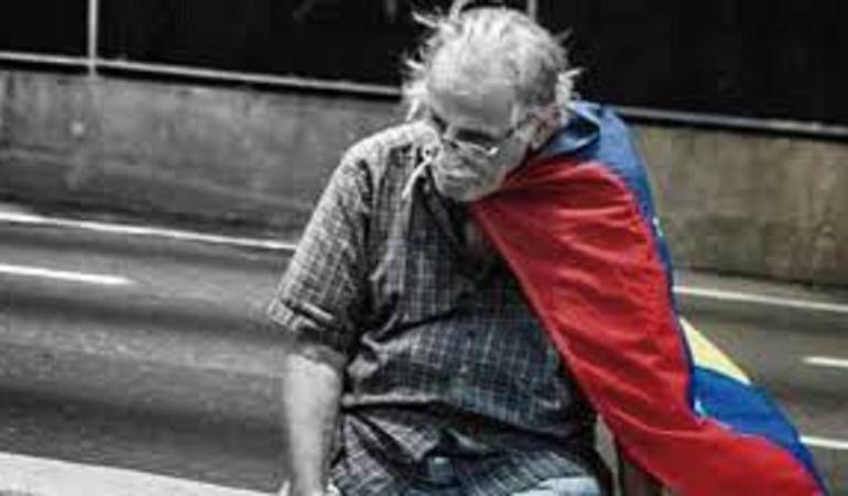 Afectados se declaran los adultos mayores en Venezuela. 