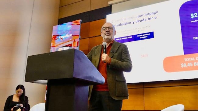 El presidente de Andesco, Camilo Sánchez Ortega, hizo parte del Primer Foro de Servicios Públicos realizado en Tunja, Boyacá / Foto: Caracol Radio