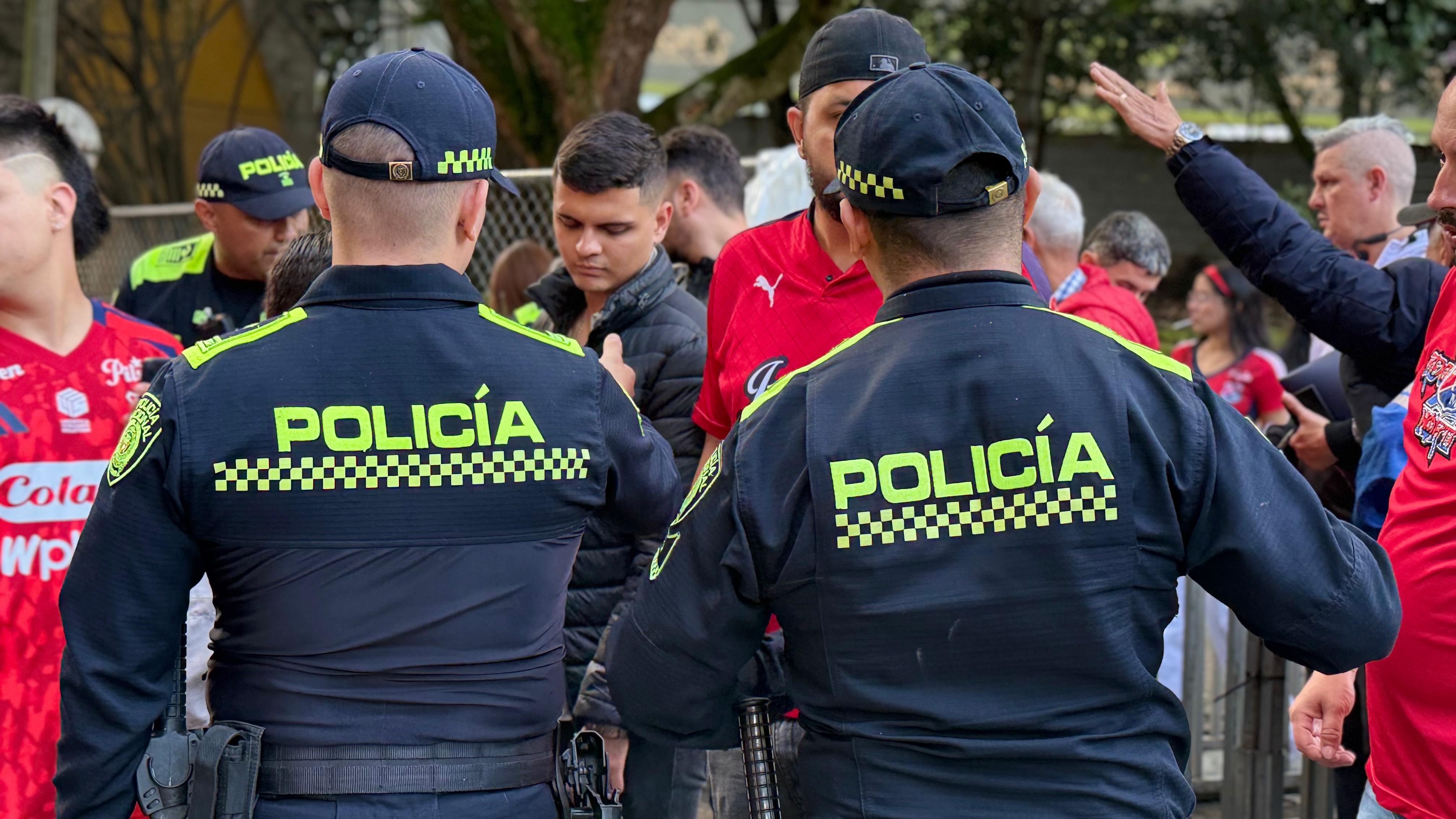 900 uniformados garantizarán la seguridad durante la final de fútbol. Foto: Alcaldía de Medellín