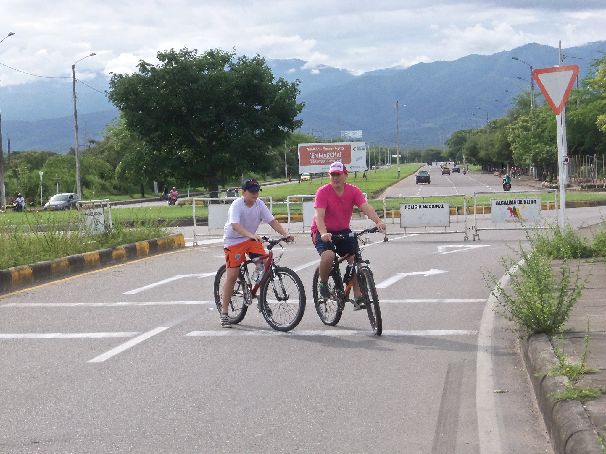 Dia sin carro y motocicleta en la ciudad de Neiva