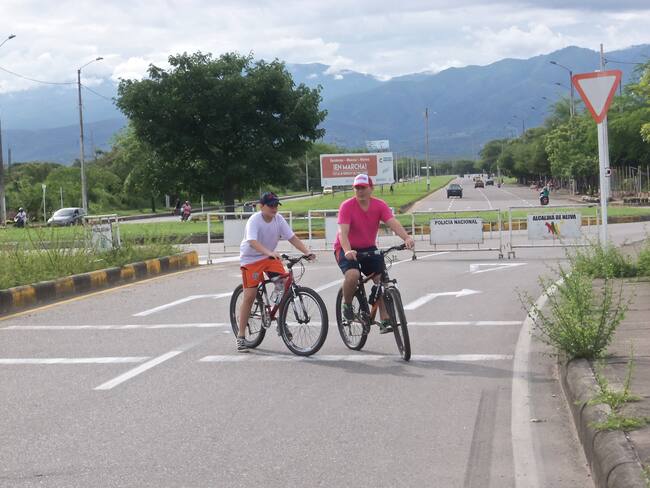 Dia sin carro y motocicleta en la ciudad de Neiva
