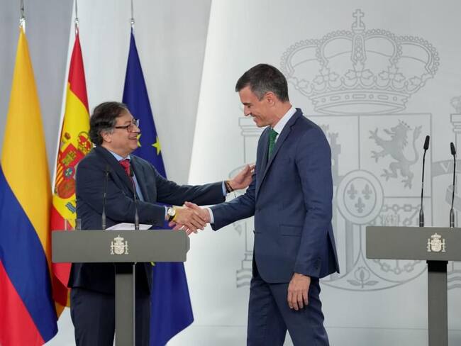 El presidente Gustavo Petro se reunió con Pedro Sánchez, en España (Cortesía: Presidencia)