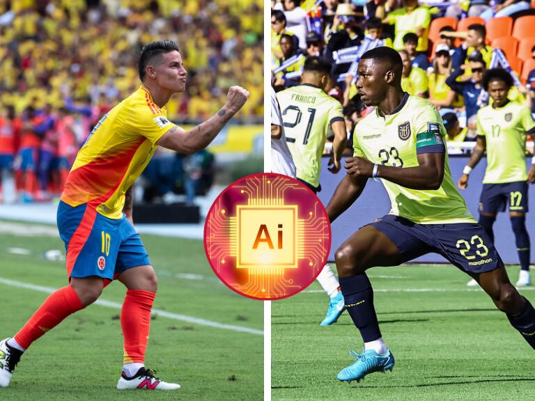 Ganador del partido Colombia vs. Ecuador, según la IA - Getty Images