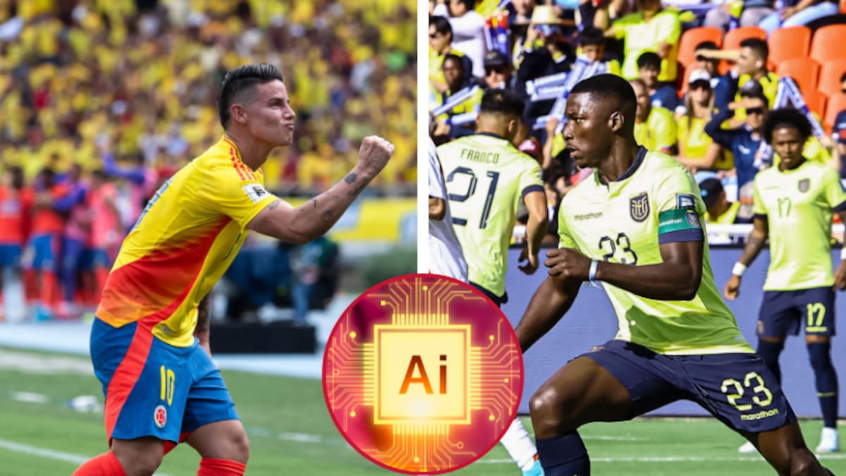 Este sería el ganador del partido Colombia vs. Ecuador, según la IA: ¿Acertará?