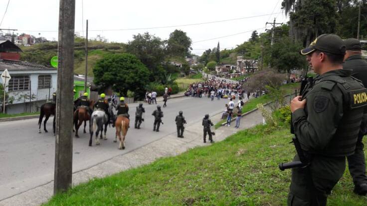 Movilización universitaria en Quindío terminó sin mayores problemas de orden público